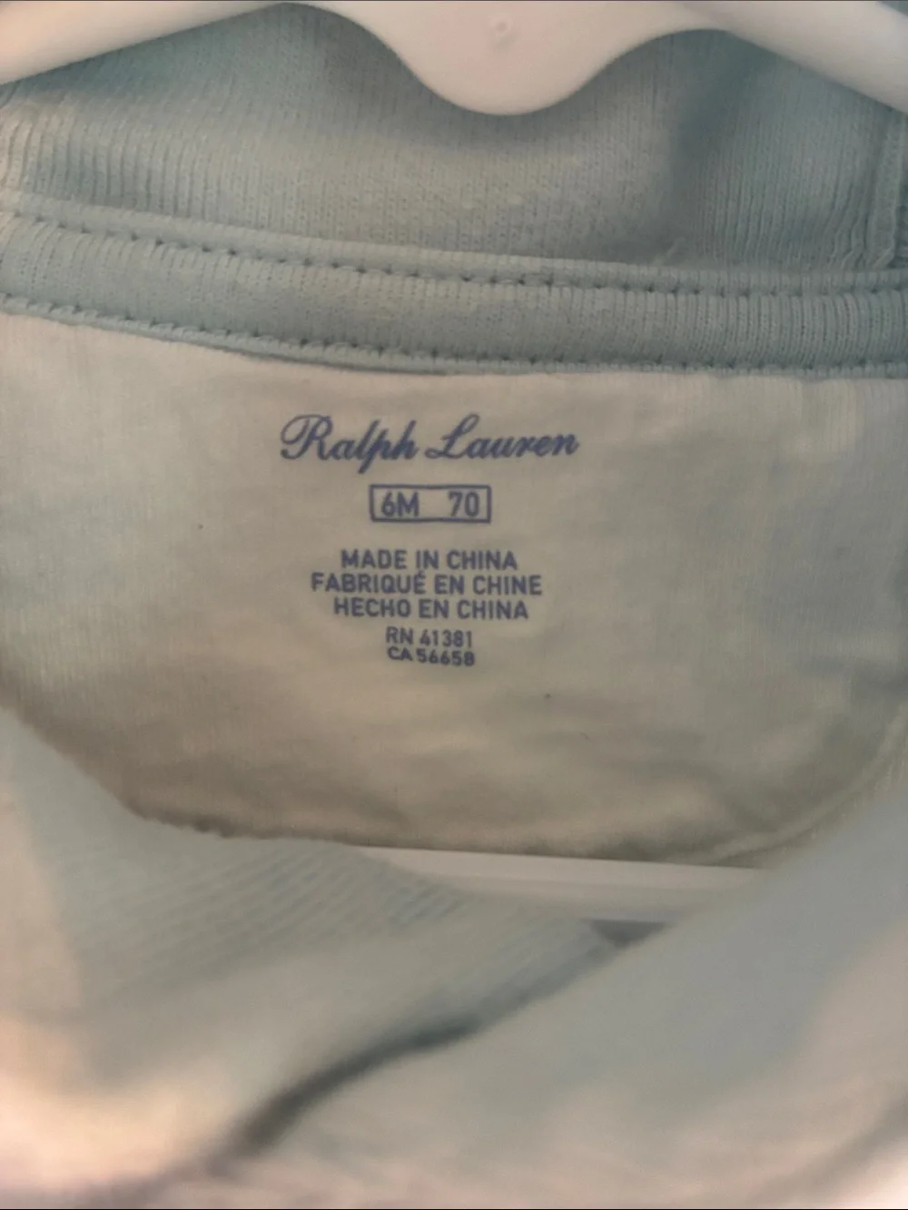 Polo Ralph Lauren Baby Boy Light Blue Striped Hoodie Joggers Set 6M 🧸